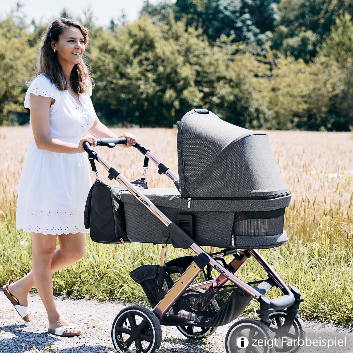 ABC Design Kombikinderwagen Salsa 4 Air - Starter Set Cream 5 ABC Design Kombikinderwagen Salsa 4 Air - Starter Set Cream – Bild 5