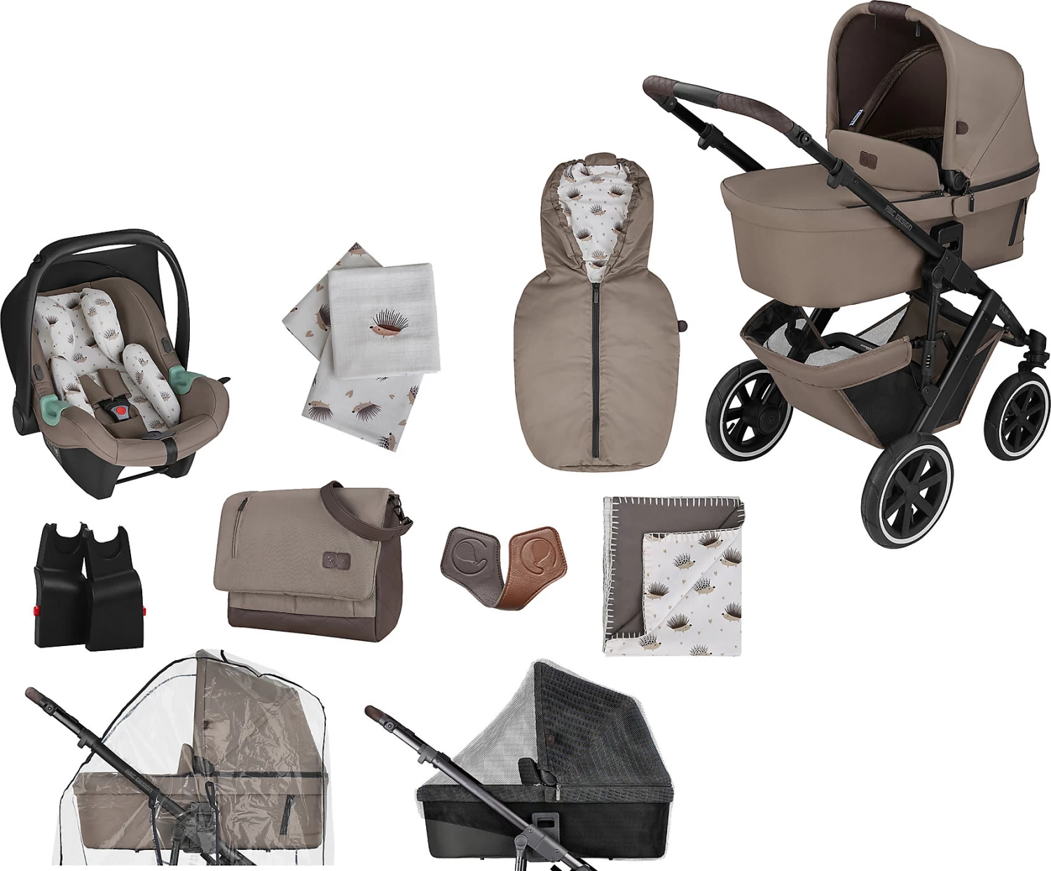 ABC Design Kombikinderwagen Salsa 4 Air - Starter Set Cream 1 ABC Design Kombikinderwagen Salsa 4 Air - Starter Set Cream