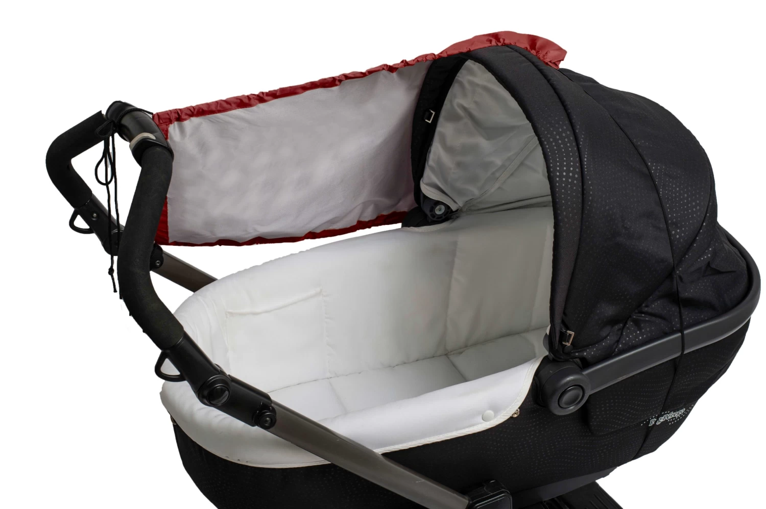 Sonnensegel Mit UV Schutz Für Kinderwagen/Buggy In Rot 3 Sonnensegel Mit UV Schutz Für Kinderwagen/Buggy In Rot – Bild 3