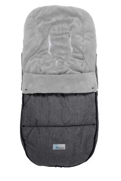 Winterfußsack "Bugaboo" In Dunkelgrau- Hellgrau