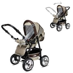 10tlg. Set: Kombi Kinderwagen "Rio" In Schwarz/Weiß -BabyTraum Deutschland Verkaufs-Shop bergsteiger 10tlg set kombi kinderwagen rio in schwarz weiss 3