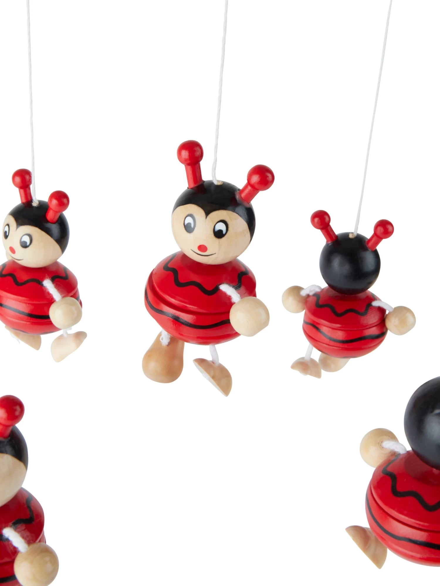 3D Baby Mobile Marienkäfer Holz - Ab Geburt In Mehrfarbig 5 3D Baby Mobile Marienkäfer Holz - Ab Geburt In Mehrfarbig – Bild 5
