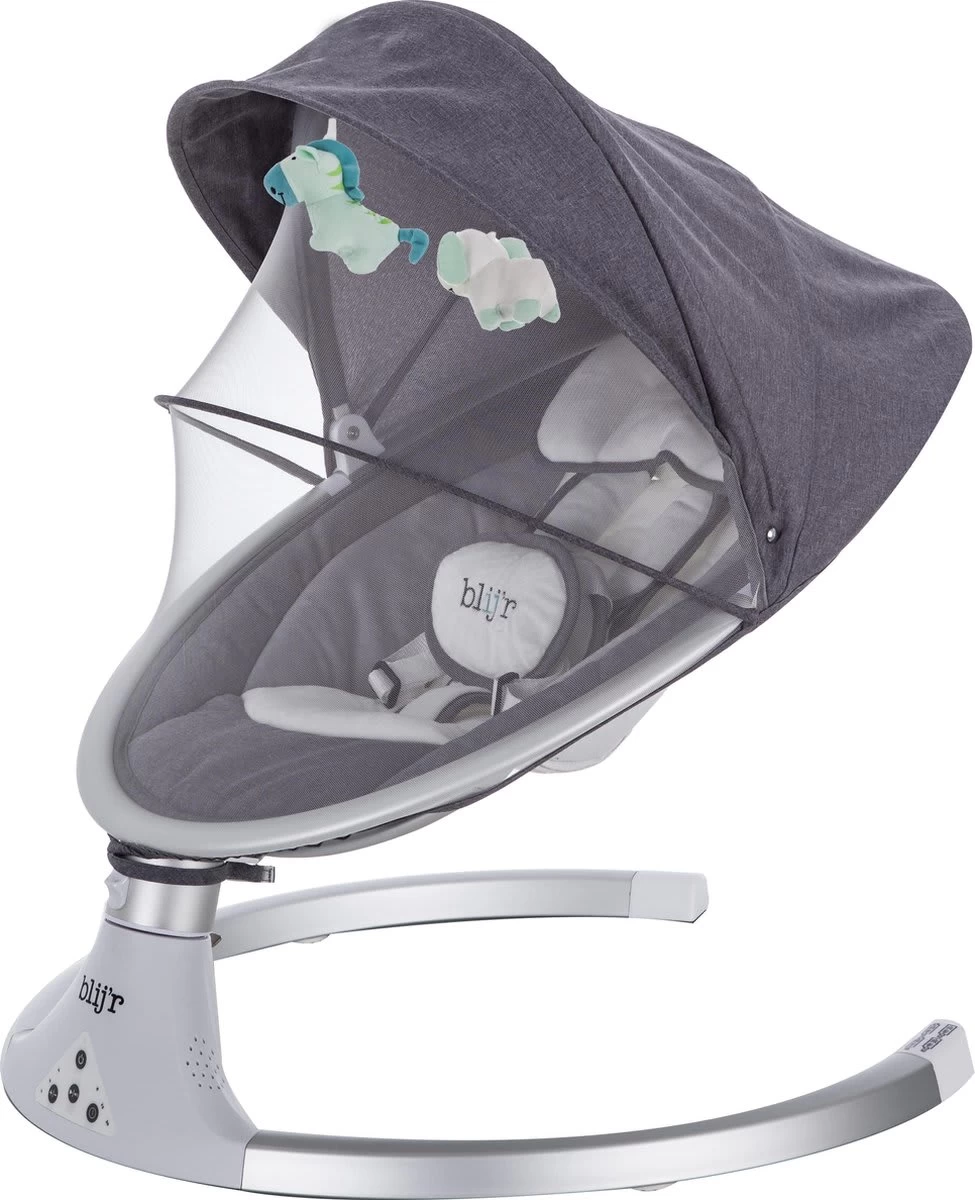 Schaukelstuhl "Derk Plus" In Grau 2 Schaukelstuhl "Derk Plus" In Grau – Bild 2