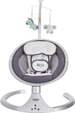 Schaukelstuhl "Derk Plus" In Grau