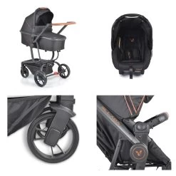 Kinderwagen Ellada 3 In 1 In Grau -BabyTraum Deutschland Verkaufs-Shop cangaroo kinderwagen ellada 3 in 1 in grau 5