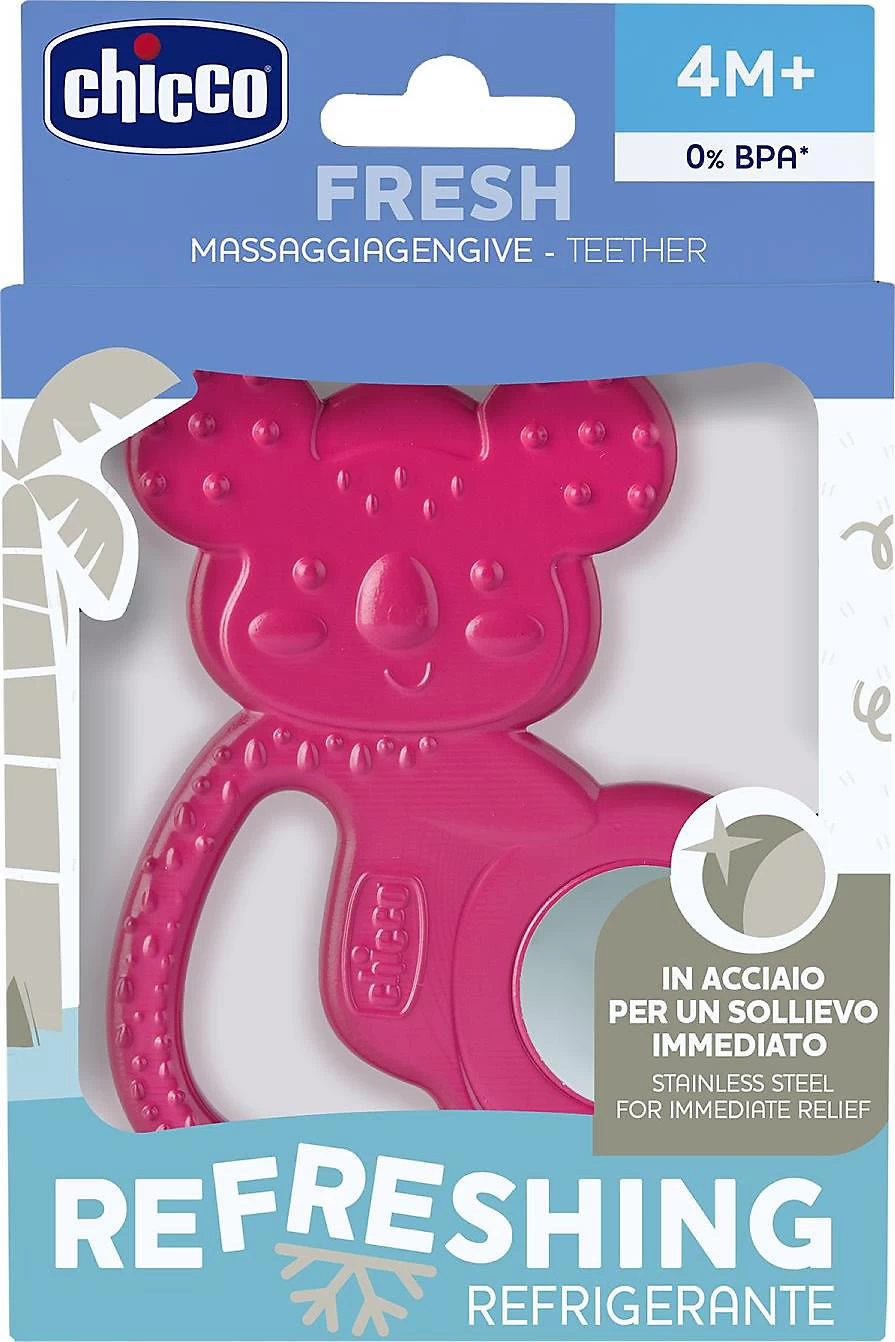 CHICCO Beißringe "Fresh Power" Koala, Pink 3 CHICCO Beißringe "Fresh Power" Koala, Pink – Bild 3