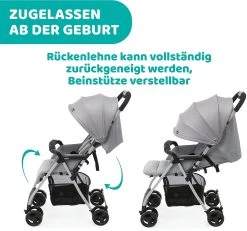 CHICCO Buggy Ohlala' 3, Grau -BabyTraum Deutschland Verkaufs-Shop chicco buggy ohlala 3 grau 4