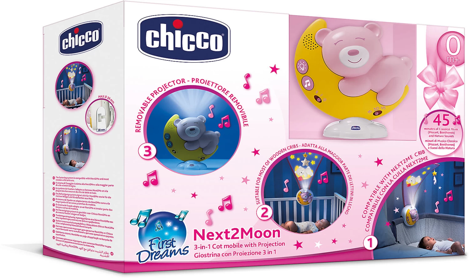 CHICCO Mobile Next2Moon, Pink 6 CHICCO Mobile Next2Moon, Pink – Bild 6