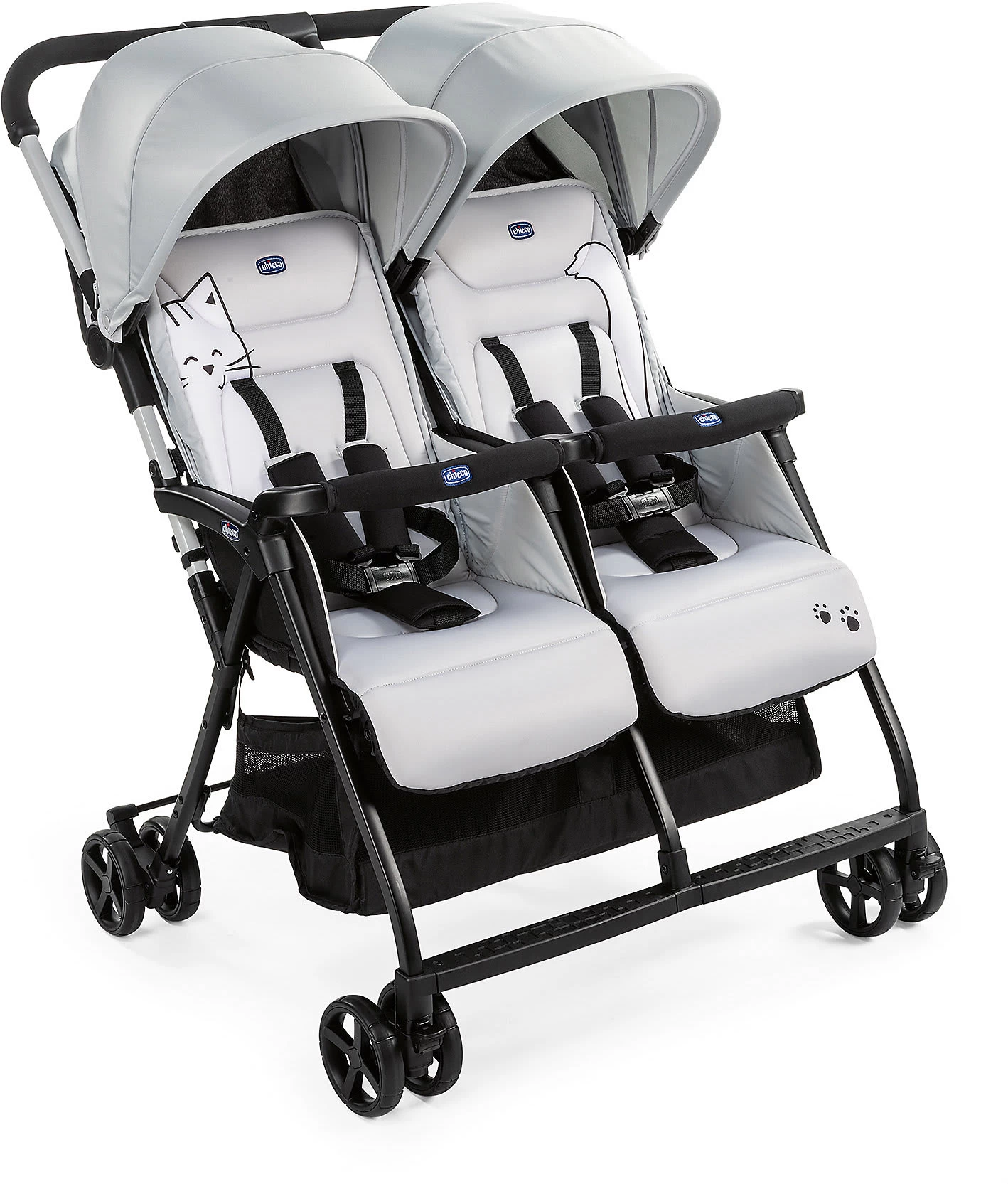 CHICCO Zwillingsbuggy Ohlalà Twin, Silber 1 CHICCO Zwillingsbuggy Ohlalà Twin, Silber