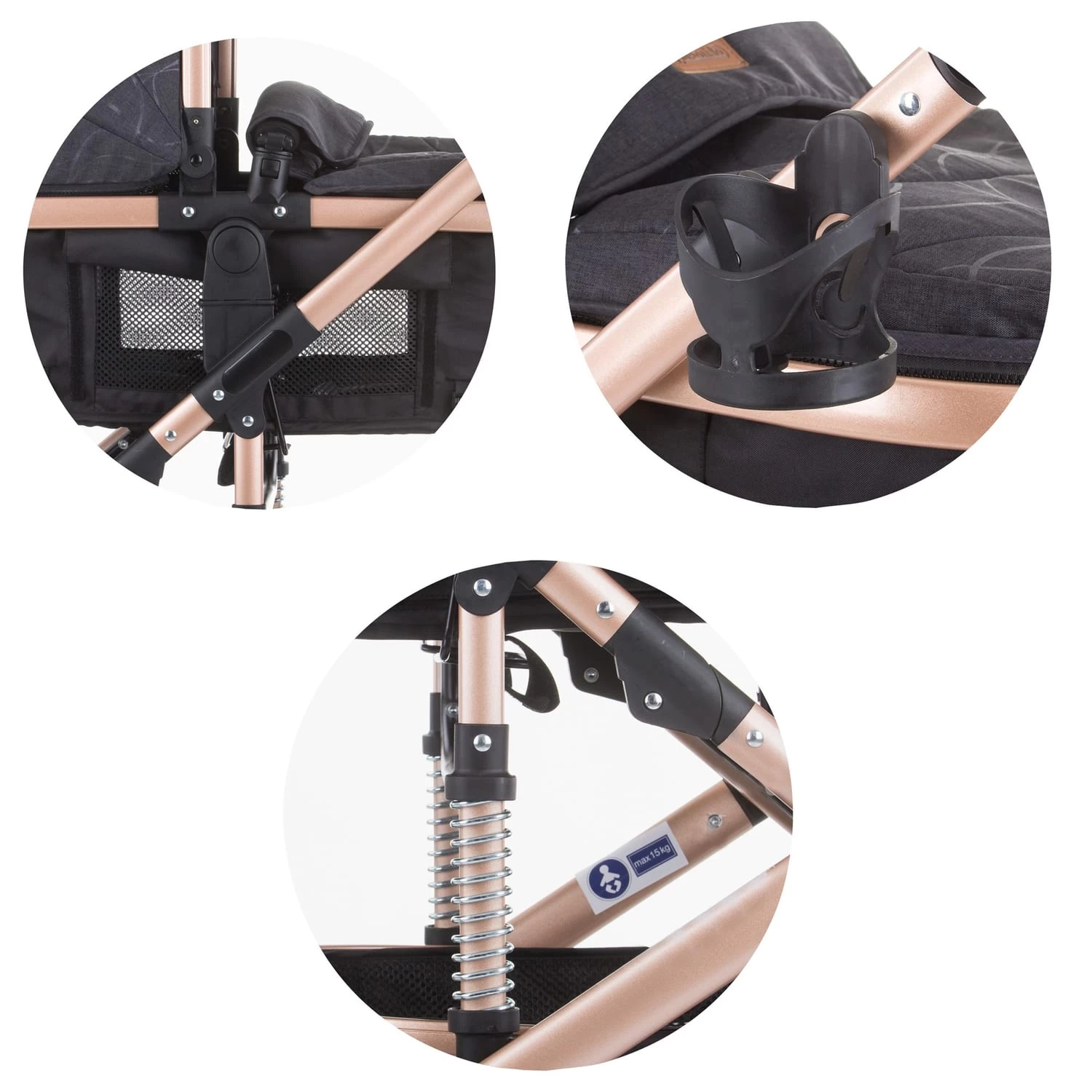 Kombikinderwagen 2 In 1 Estelle In Braun 6 Kombikinderwagen 2 In 1 Estelle In Braun – Bild 6