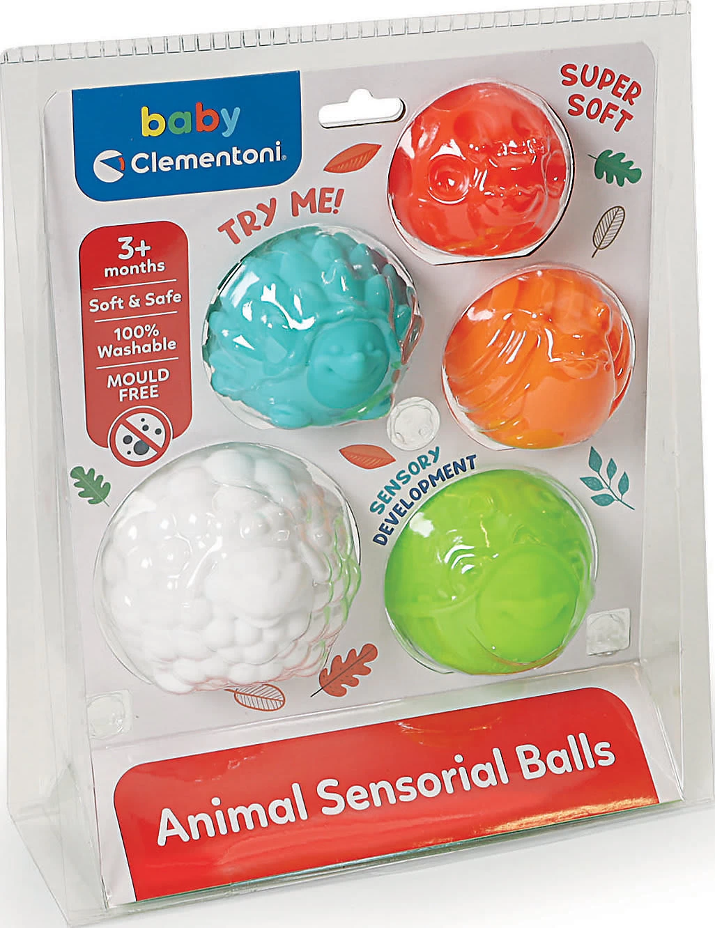 Clementoni Baby Sensorische Bälle - Tiere 6 Clementoni Baby Sensorische Bälle - Tiere – Bild 6