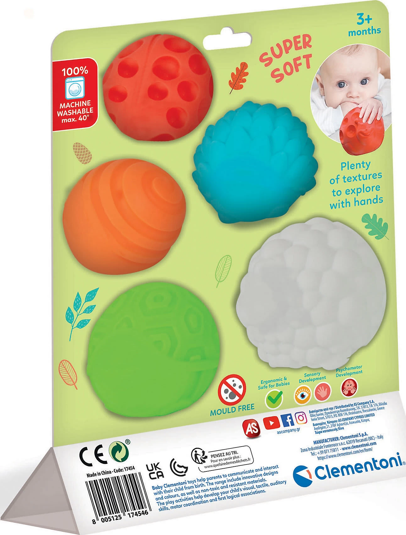 Clementoni Baby Sensorische Bälle - Tiere 7 Clementoni Baby Sensorische Bälle - Tiere – Bild 7