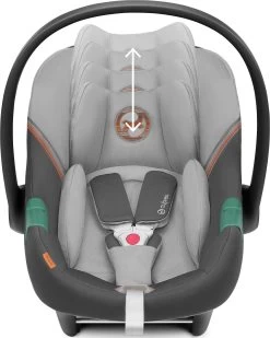 CYBEX Babyschale ATON S2 I-Size, Lava Grey -BabyTraum Deutschland Verkaufs-Shop cybex babyschale aton s2 i size lava grey 3