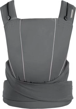 CYBEX Babytrage MAIRA.TIE, Gold-Line, Manhattan Grey-Mid Grey