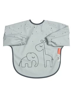 Done By Deer Lätzchen "Dreamy Dots" In Grau - (L)39 Cm