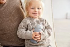 Straw Bottle Healthy Quiet Grey, Glas, 150 Ml -BabyTraum Deutschland Verkaufs-Shop everyday baby straw bottle healthy quiet grey glas 150 ml 3