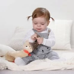 Fehn Schmusetuch Bär Bruno In Beige -BabyTraum Deutschland Verkaufs-Shop fehn schmusetuch bar bruno in beige 3