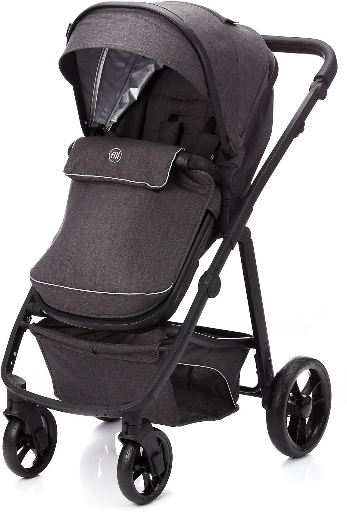 Fillikid Kombi Kinderwagen Panther Dunkelgrau 6 Fillikid Kombi Kinderwagen Panther Dunkelgrau – Bild 6