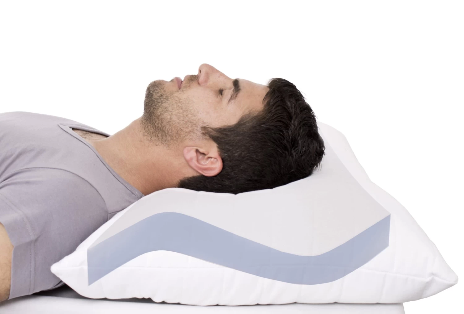 Mikrofaser Anti-Schnarch-Kissen, 40 X 80 Cm 2 Mikrofaser Anti-Schnarch-Kissen, 40 X 80 Cm – Bild 2