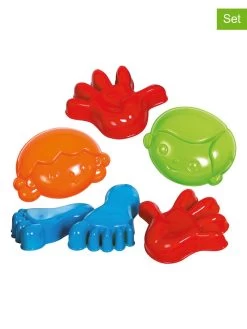 GOWI 6er-Set: Sandformen "Fritz" - Ab 12 Monaten