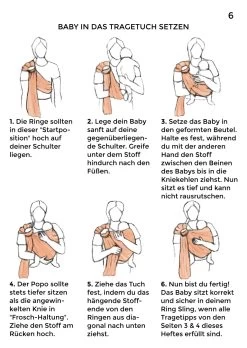 Ring Sling Tragetuch "DOVE" Hellgrau/ Naturweiß Gestreift Mit Silbernen Ringen 9 Ring Sling Tragetuch "DOVE" Hellgrau/ Naturweiß Gestreift Mit Silbernen Ringen -BabyTraum Deutschland Verkaufs-Shop hanschenklein ring sling tragetuch dove hellgrau naturweiss gestreift mit silbernen ringen 4