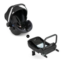 HAUCK Babyschale Comfort Fix Inkl. Isofix Base, Black