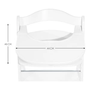 HAUCK Hochstuhltisch Alpha Click Tray In Weiß 2 HAUCK Hochstuhltisch Alpha Click Tray In Weiß – Bild 2