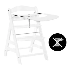 HAUCK Hochstuhltisch Alpha Click Tray In Weiß 3 HAUCK Hochstuhltisch Alpha Click Tray In Weiß – Bild 3