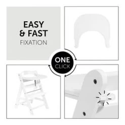 HAUCK Hochstuhltisch Alpha Click Tray In Weiß 8 HAUCK Hochstuhltisch Alpha Click Tray In Weiß -BabyTraum Deutschland Verkaufs-Shop hauck hochstuhltisch alpha click tray in weiss 3