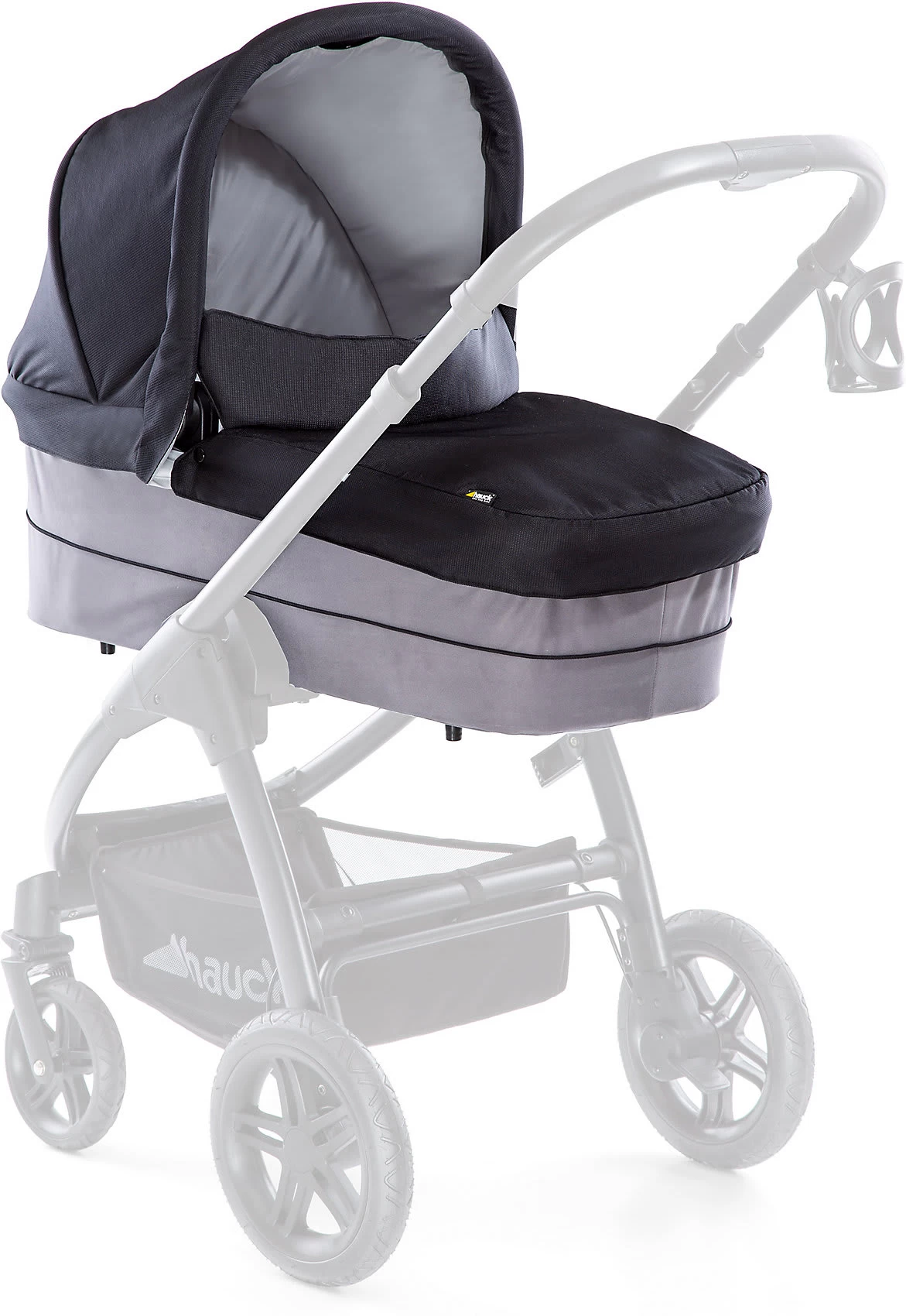 HAUCK Kinderwagenaufsatz Für Saturn R & Mars, Caviar/Stone 3 HAUCK Kinderwagenaufsatz Für Saturn R & Mars, Caviar/Stone – Bild 3