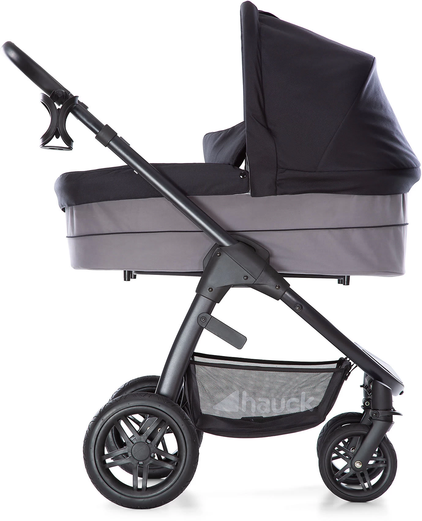 HAUCK Kinderwagenaufsatz Für Saturn R & Mars, Caviar/Stone 4 HAUCK Kinderwagenaufsatz Für Saturn R & Mars, Caviar/Stone – Bild 4