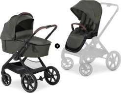 HAUCK Kombikinderwagen Walk N Care Air Set, Dark Olive