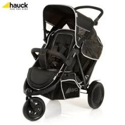 HAUCK Zwillingswagen Freerider In Schwarz -BabyTraum Deutschland Verkaufs-Shop hauck zwillingswagen freerider in schwarz 2