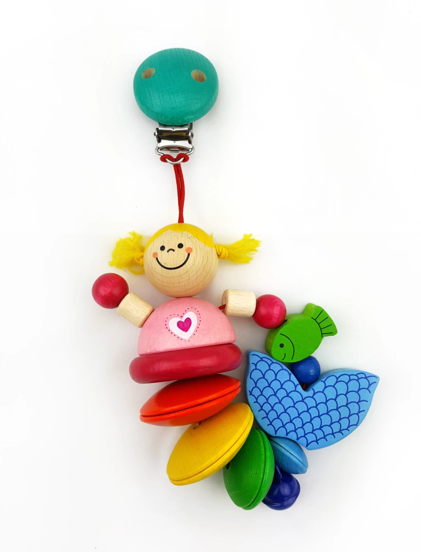 Clipfigur "Nixe" In Bunt 1 Clipfigur "Nixe" In Bunt