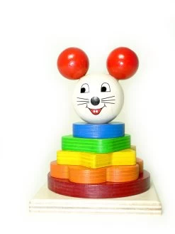 Stapelturm "Maus" In Bunt
