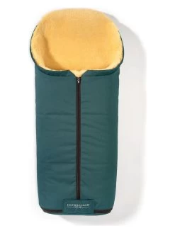 Lammfell-Fußsack "Iglu" In Petrol - (L)95 X (B)34 Cm