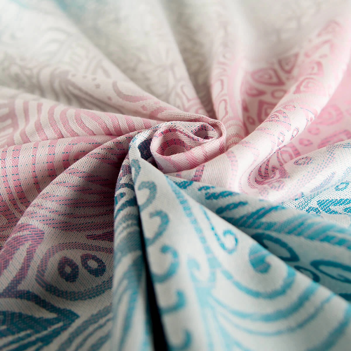 Babytragetuch Tragetuch KbA-Qualität Jaipur Creme 2 Babytragetuch Tragetuch KbA-Qualität Jaipur Creme – Bild 2