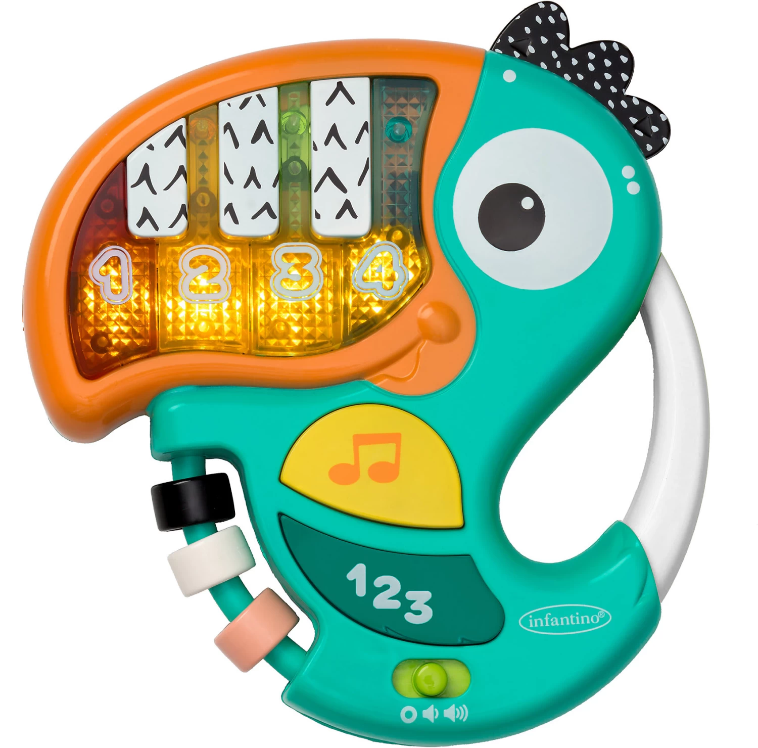 Infantino Klavier & Zahlen Lernspiel Tukan 1 Infantino Klavier & Zahlen Lernspiel Tukan