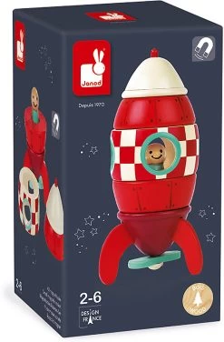 Janod Magnetischer Bausatz Rakete Klein 7 Janod Magnetischer Bausatz Rakete Klein -BabyTraum Deutschland Verkaufs-Shop janod magnetischer bausatz rakete klein 3