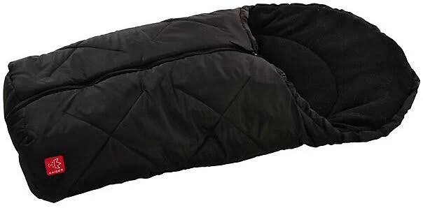 Fleece Kuschelsäckchen Für Babyschale, Schwarz 2 Fleece Kuschelsäckchen Für Babyschale, Schwarz – Bild 2