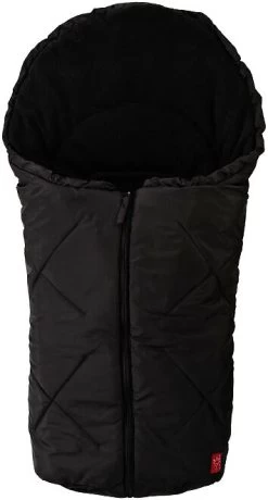 Fleece Kuschelsäckchen Für Babyschale, Schwarz