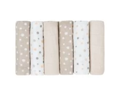 Baby-Baumwolltücher 30 X 30 Cm In Natur
