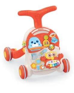Lauflernwagen 2in1 Wobble Fun In Orange -BabyTraum Deutschland Verkaufs-Shop kikkaboo lauflernwagen 2in1 wobble fun in orange 2