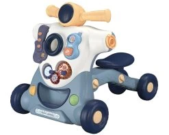 Lauflernwagen 4 In 1 Robo In Blau -BabyTraum Deutschland Verkaufs-Shop kikkaboo lauflernwagen 4 in 1 robo in blau 2