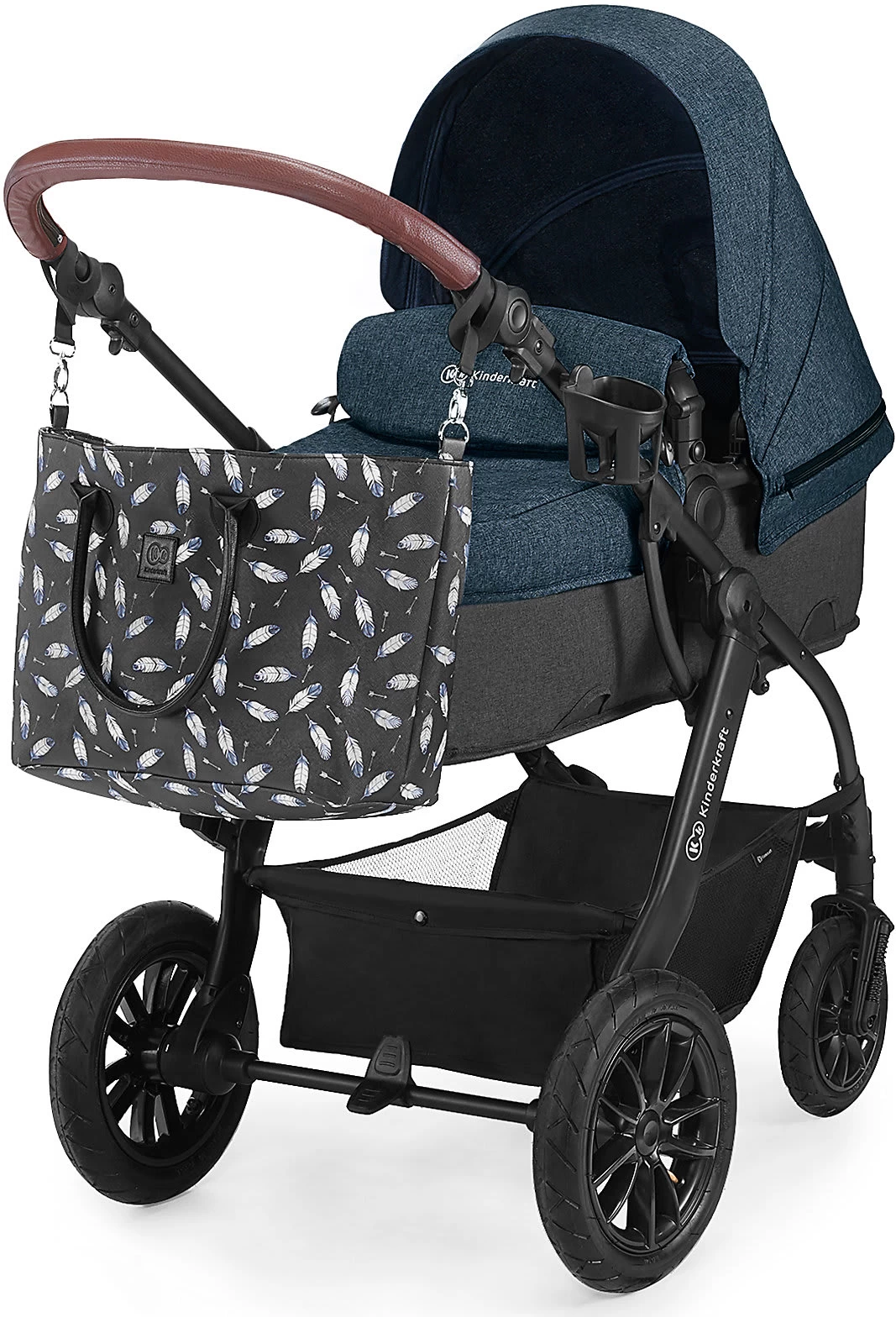 Kinderkraft Kinderwagen Xmoov, Multifunktional, 3in1, Denim 2 Kinderkraft Kinderwagen Xmoov, Multifunktional, 3in1, Denim – Bild 2