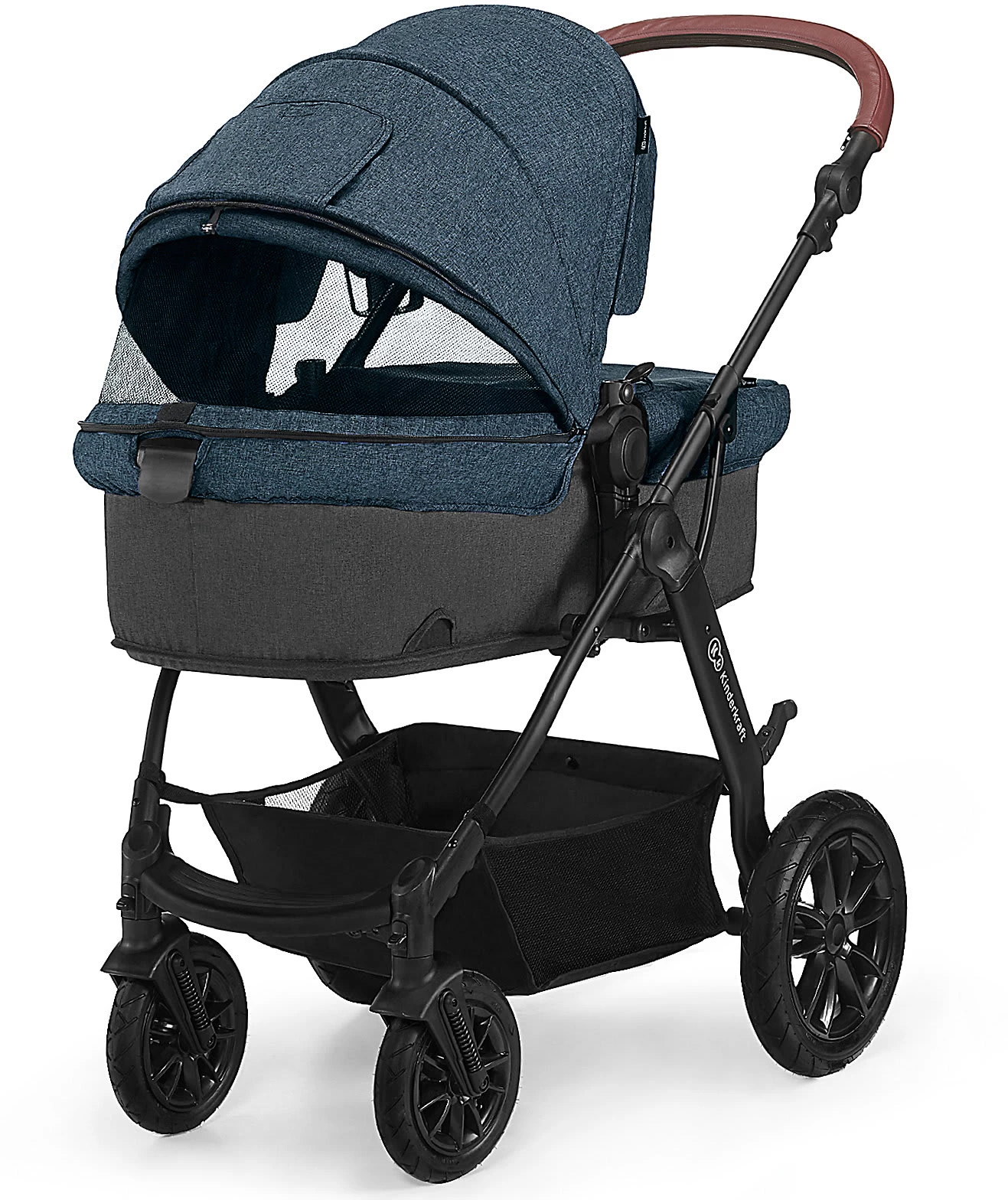Kinderkraft Kinderwagen Xmoov, Multifunktional, 3in1, Denim 4 Kinderkraft Kinderwagen Xmoov, Multifunktional, 3in1, Denim – Bild 4