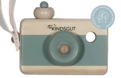 Holzkamera In Aquamarin