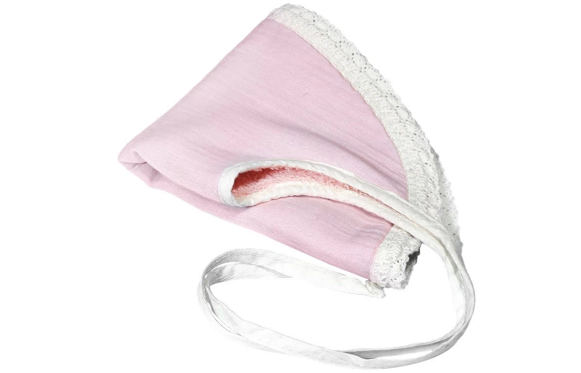 Lätzchen Paris Aus Musselin Stoff In Zartrosa 5 Lätzchen Paris Aus Musselin Stoff In Zartrosa – Bild 5