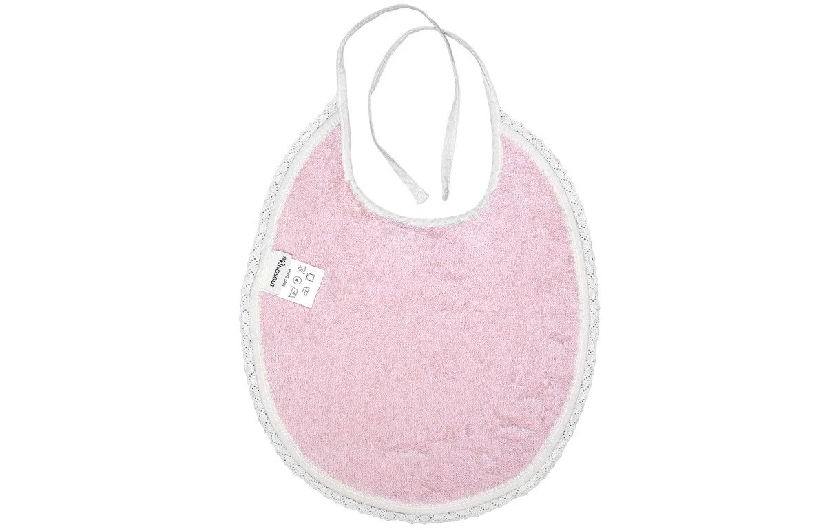 Lätzchen Paris Aus Musselin Stoff In Zartrosa 7 Lätzchen Paris Aus Musselin Stoff In Zartrosa – Bild 7