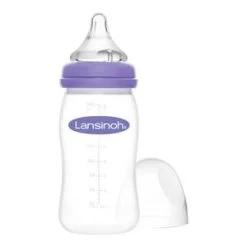 Lansinoh Babyflasche NaturalWave, Anti-Kolik-Weithals, Gr.M, 240 Ml, Ab 6M In Transparent -BabyTraum Deutschland Verkaufs-Shop lansinoh babyflasche naturalwave anti kolik weithals gr m 240 ml ab 6m in transparent 2